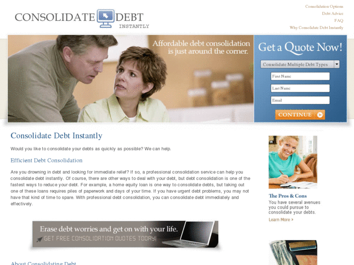 www.consolidatedebtinstantly.com