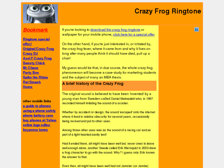 www.crazy-frog.info