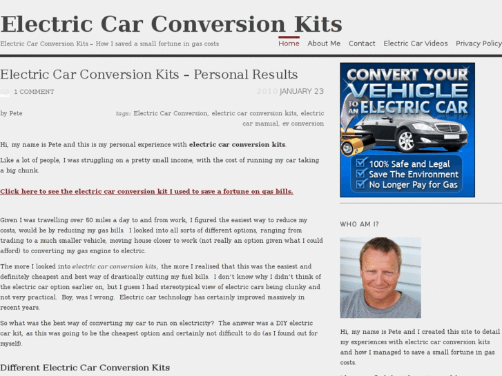 www.electriccarconversionkits.org