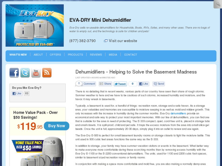 www.evadryminidehumidifier.com