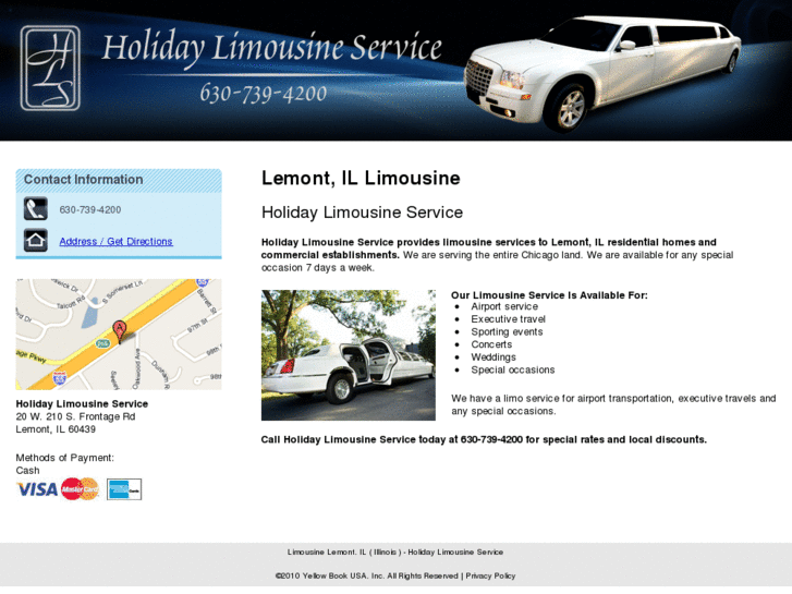 www.holidaylimousineservice.com