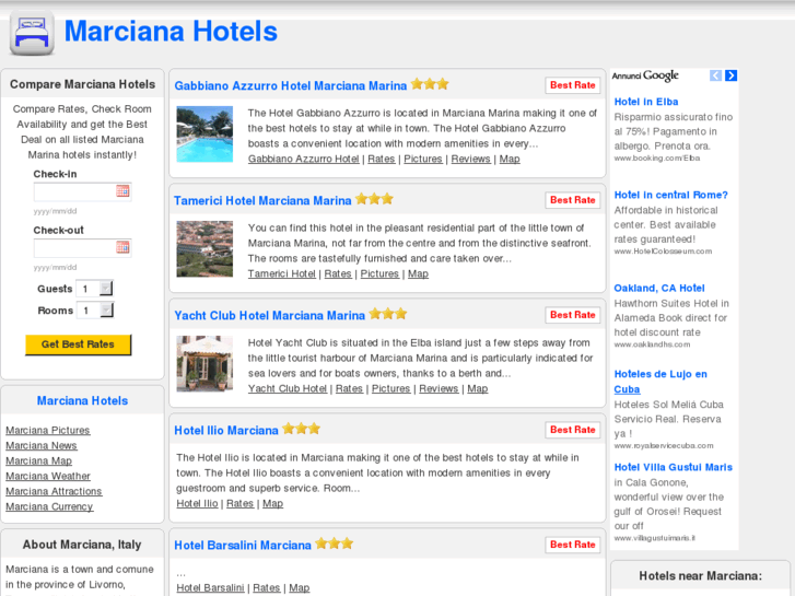 www.marcianahotels.com