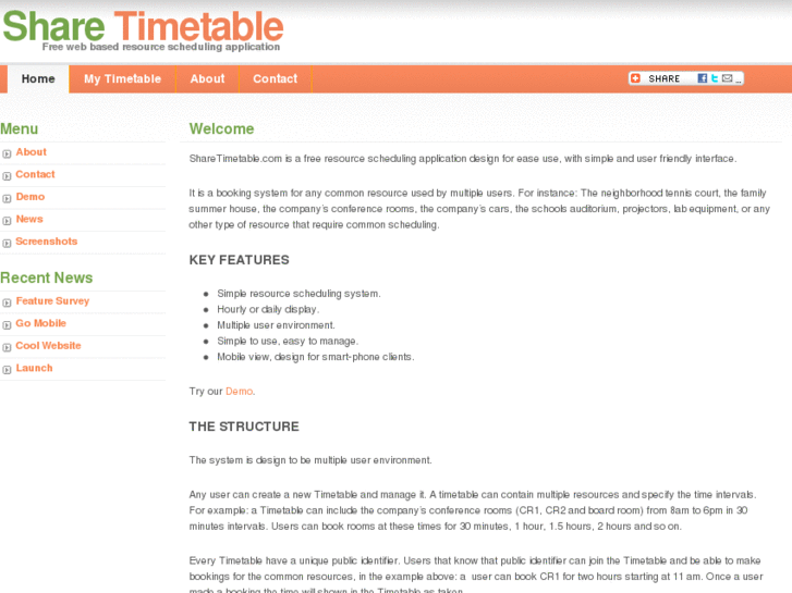 www.sharetimetable.com