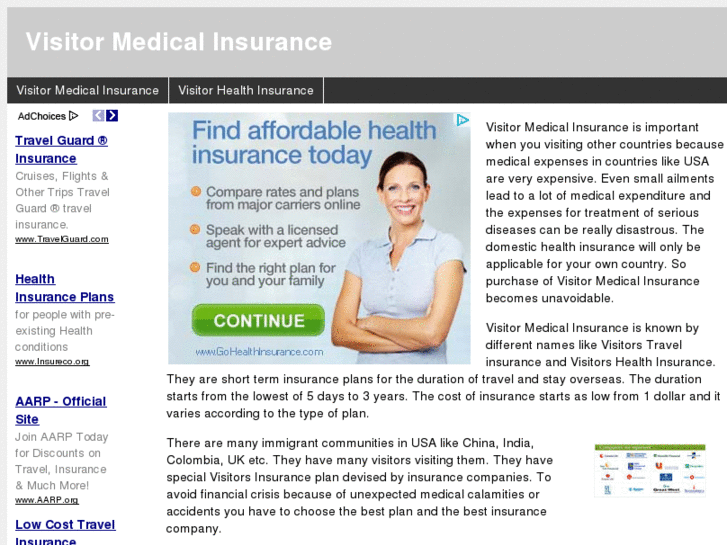 www.visitormedicalinsurance.info