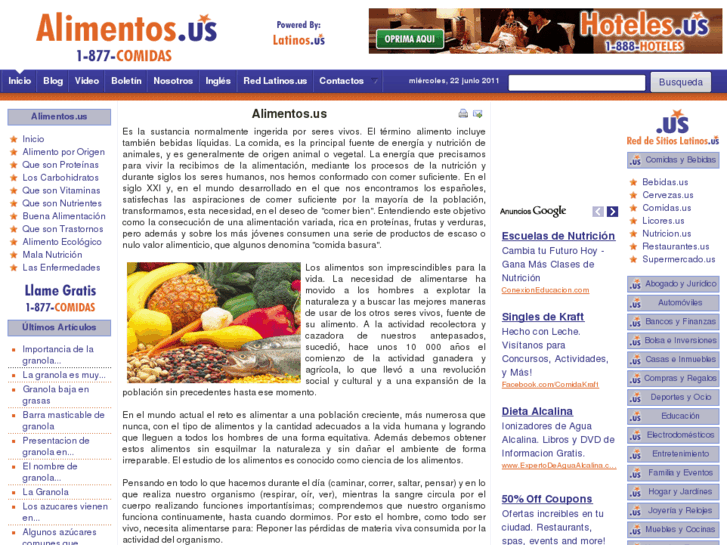 www.alimentos.us