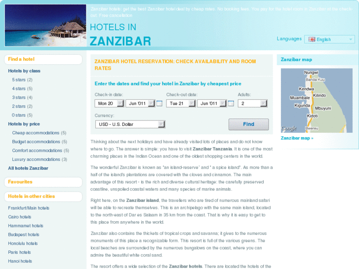 www.hotelsinzanzibar.net