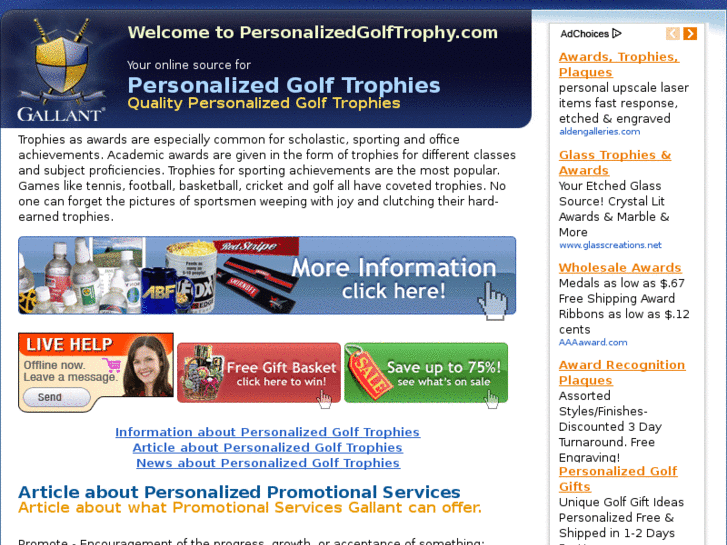 www.personalizedgolftrophy.com