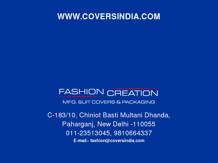 www.coversindia.com