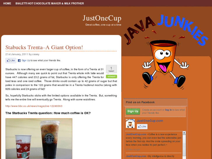 www.justonecup.info