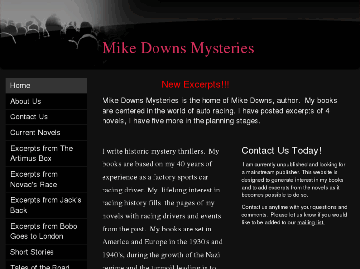 www.mikedownsmysteries.com