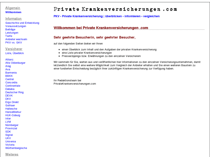 www.privatekrankenversicherungen.com