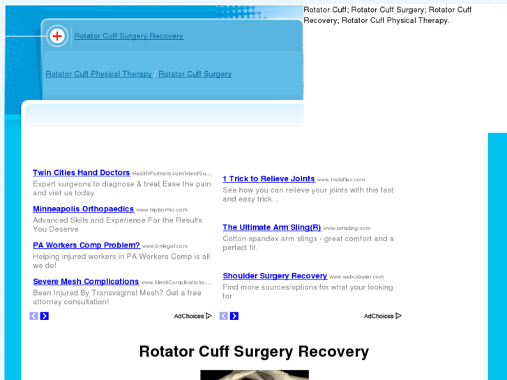 www.rotatorcuffsurgeryrecovery.com