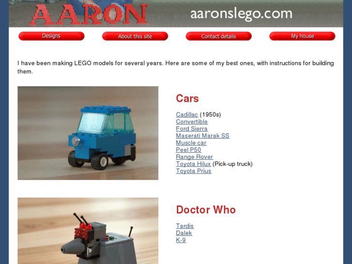 www.aaronslego.com