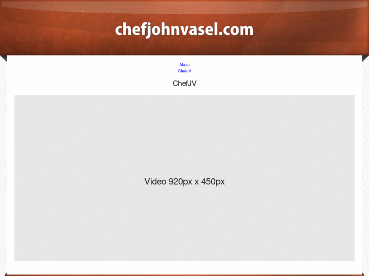 www.chefjohnvasel.com