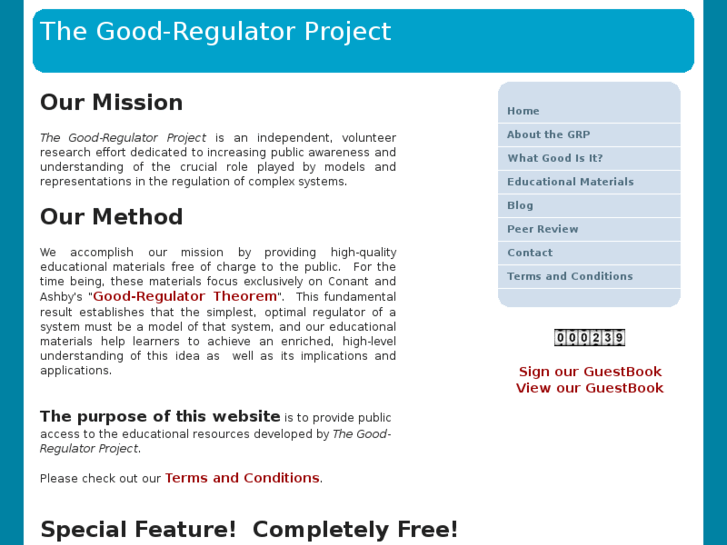 www.goodregulatorproject.org