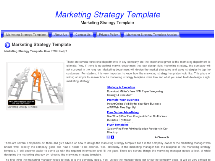 www.marketingstrategytemplate.org