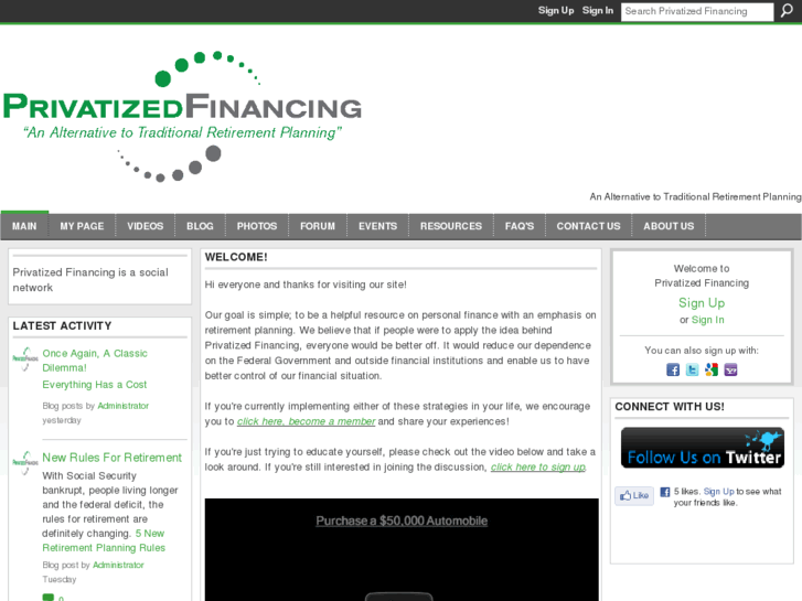 www.privatizedfinancing.com