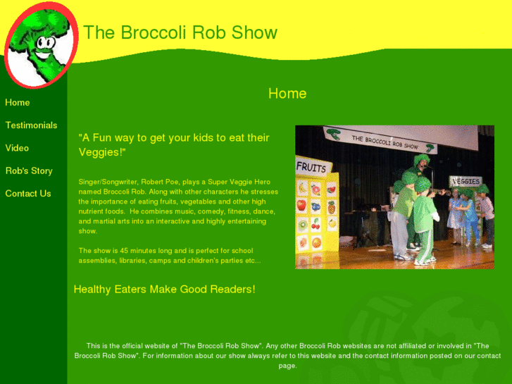 www.thebroccolirobshow.com