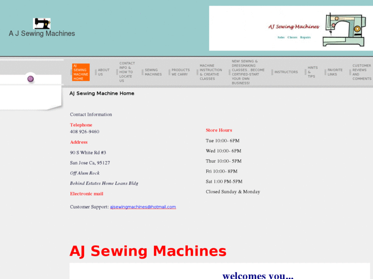 www.ajsewingmachines.com