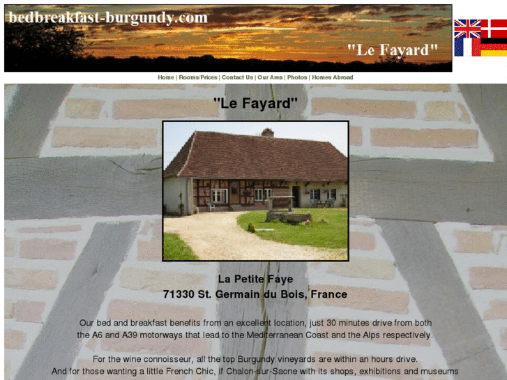 www.bedbreakfast-burgundy.com