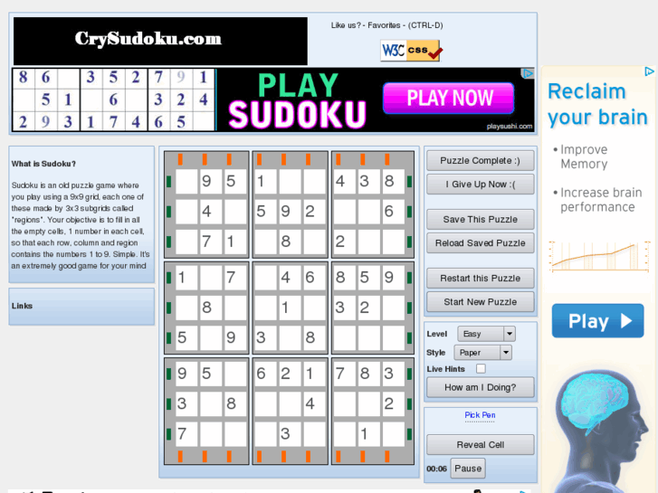 www.crysudoku.com