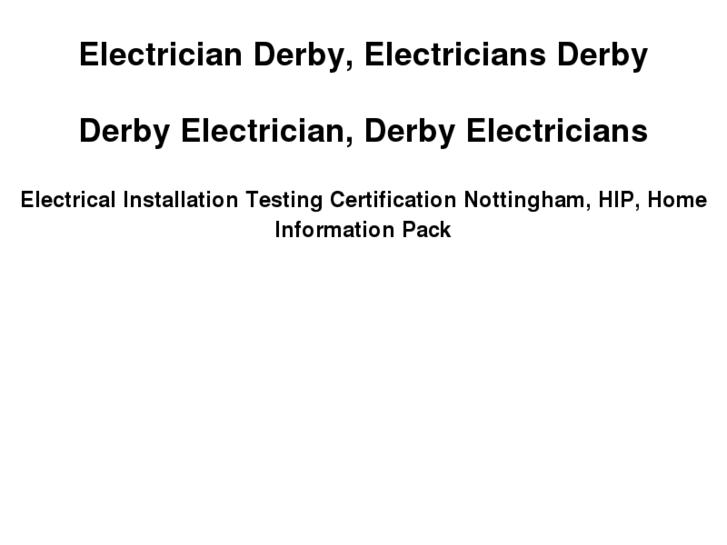 www.electriciansderby.com