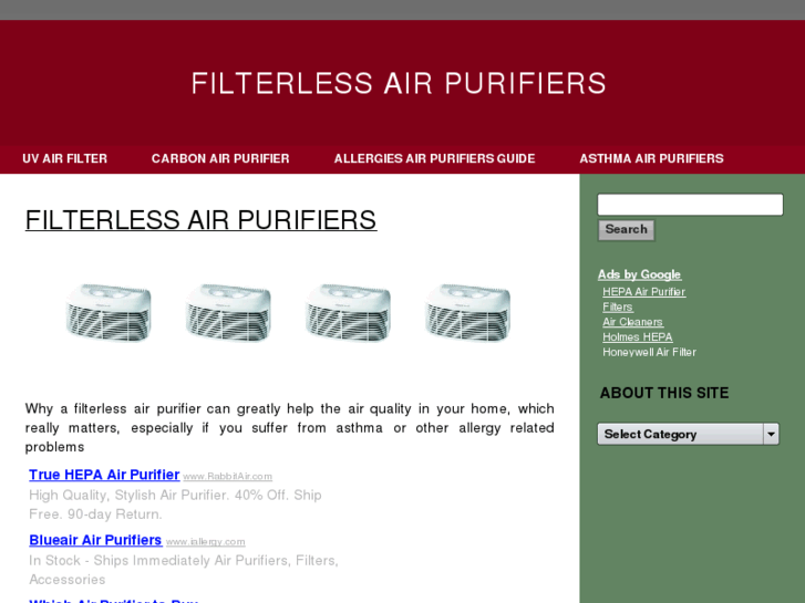 www.filterlessairpurifierreview.com