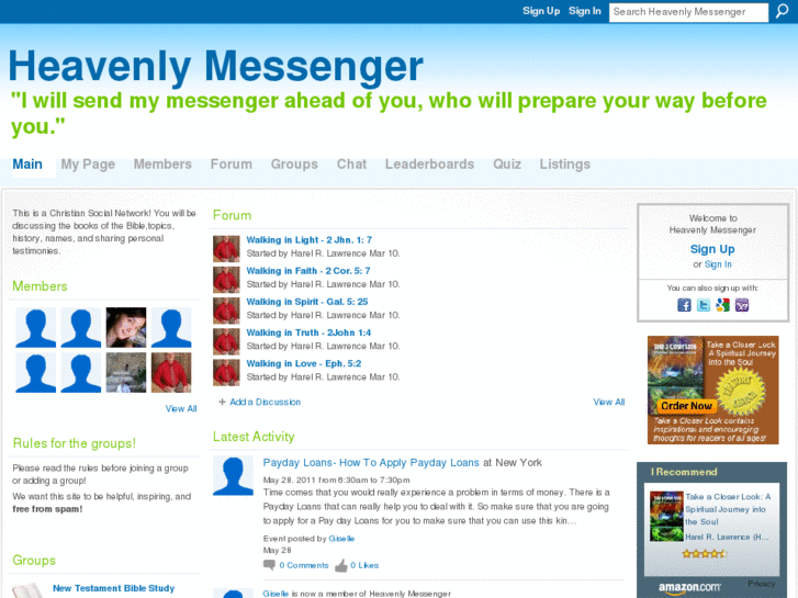 www.heavenlymessenger.com