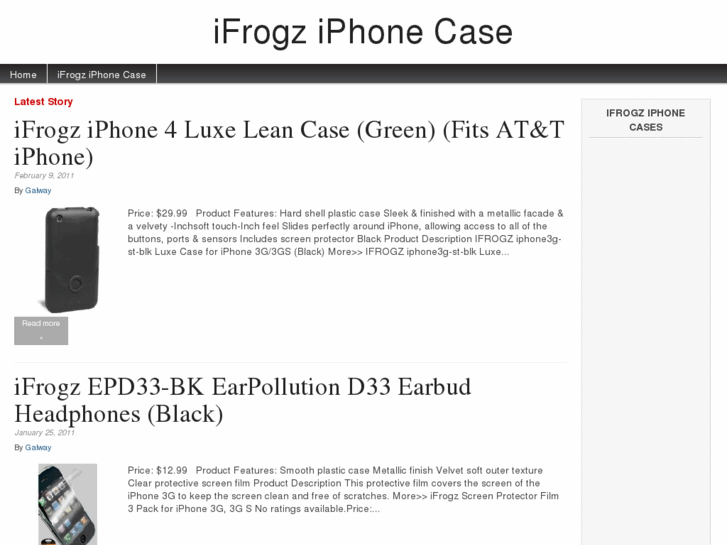 www.ifrogziphonecase.com