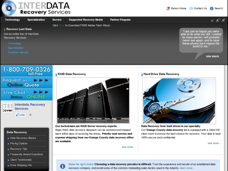 www.interdatarecoveryservices.com