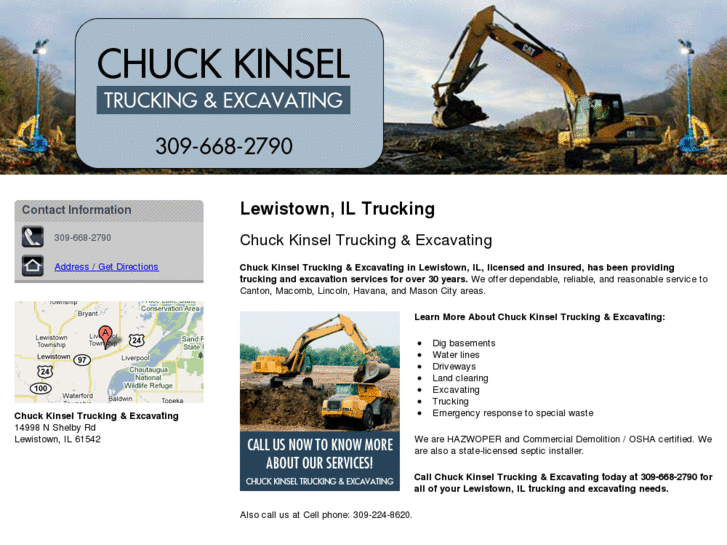 www.kinseltruckingandexcavating.com