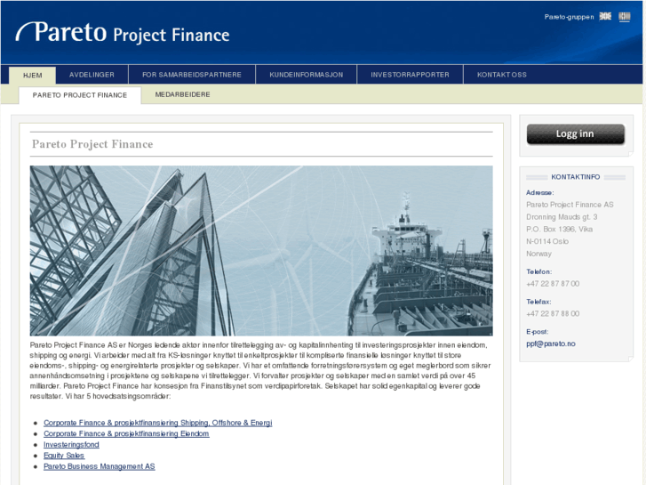 www.paretoprojectfinance.no