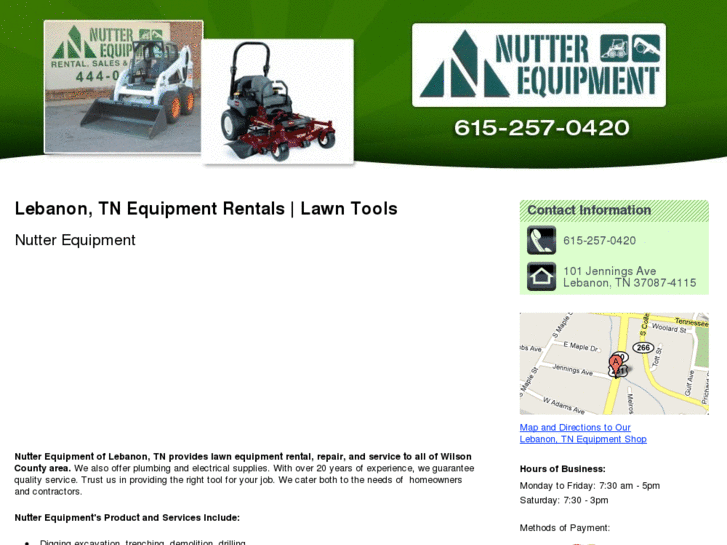 www.rentalequipmentlebanontn.com