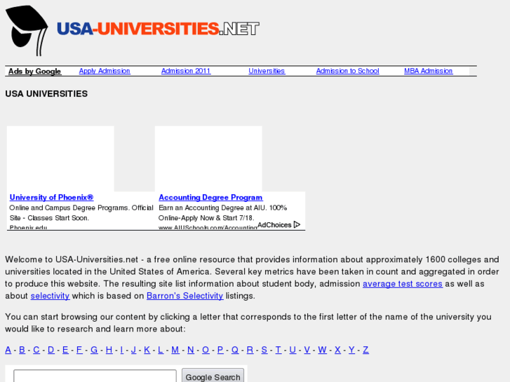 www.usa-universities.net