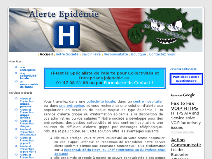 www.alerte-epidemie.com