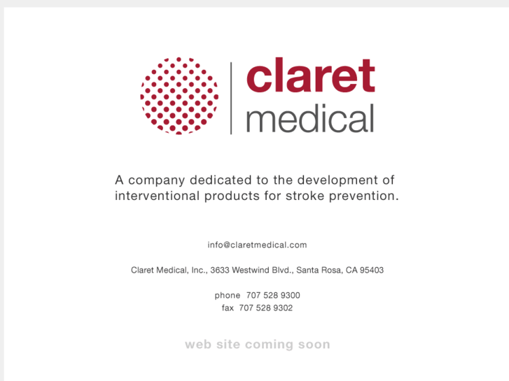 www.claretmedical.com