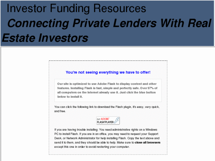 www.investorfundingresources.com