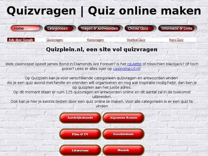 www.quizplein.nl