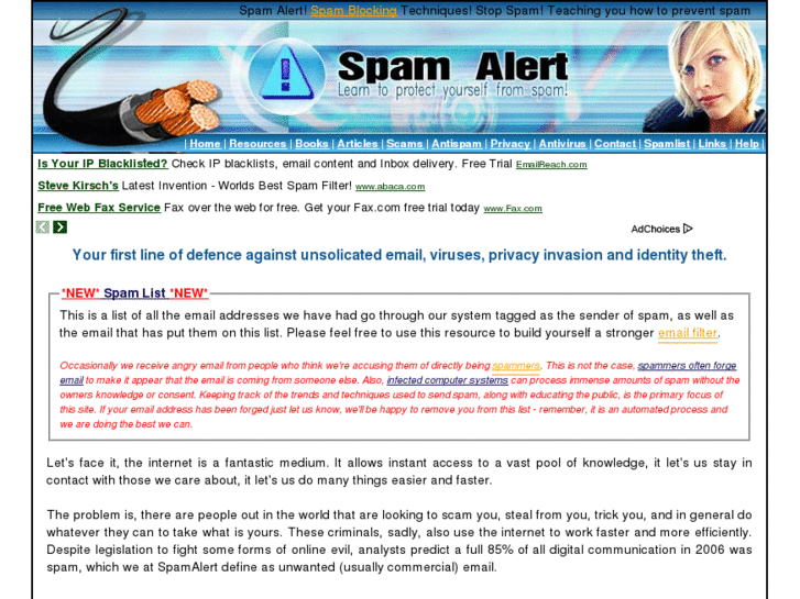 www.spamalert.org