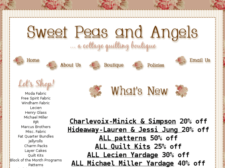 www.sweetpeasandangels.com