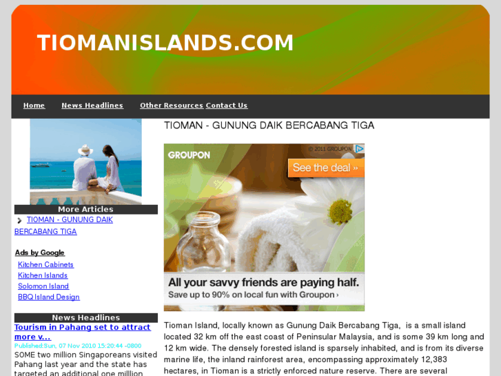 www.tiomanislands.com