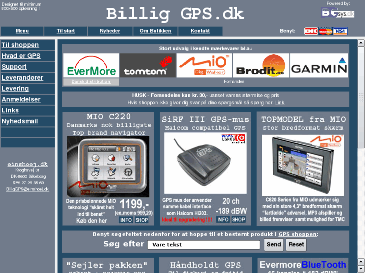 www.billiggps.dk