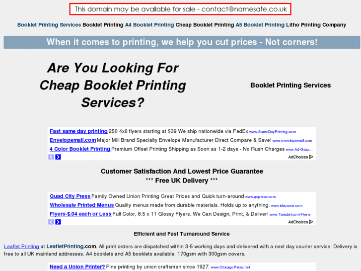 www.bookletprintingservices.co.uk