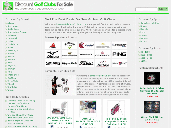 www.discountgolfclubsforsale.com