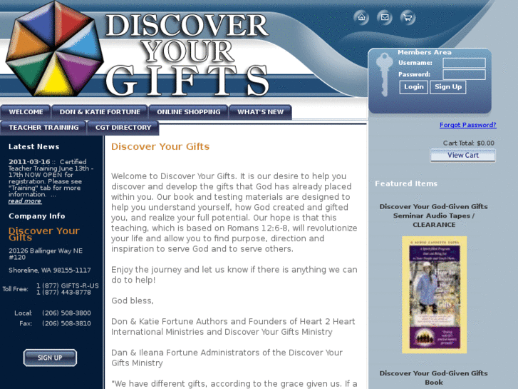 www.discoveryourgifts.org