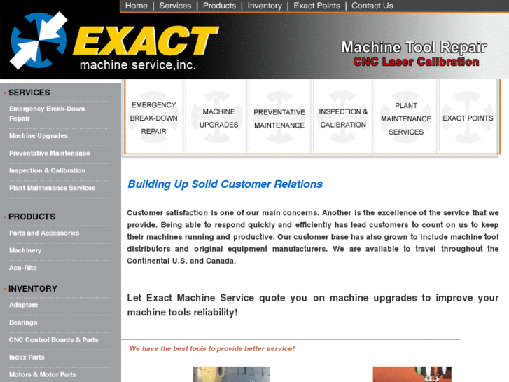 www.exactmachineservice.com