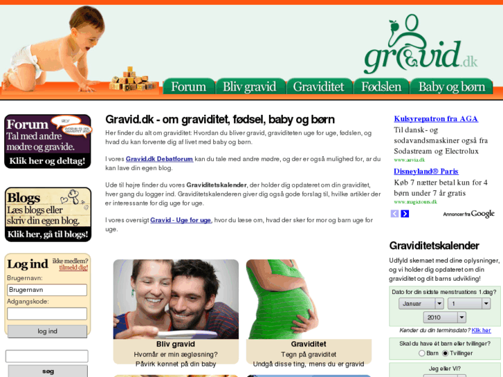 www.gravid.dk