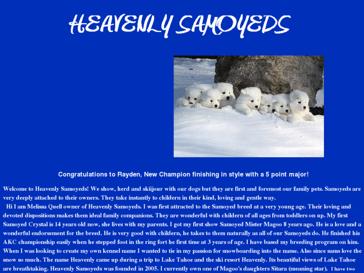 www.heavenlysamoyeds.com