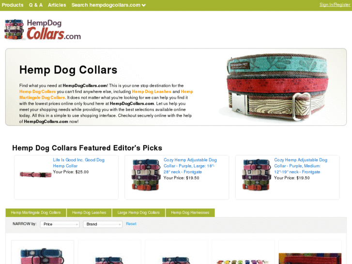 www.hempdogcollars.com