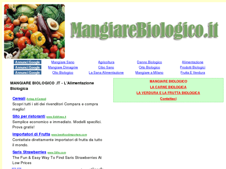 www.mangiarebiologico.it